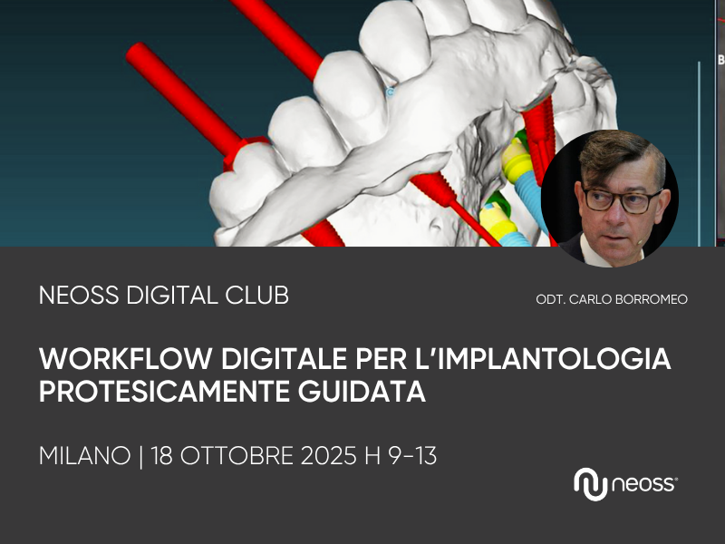Workflow digitale per l’implantologia protesicamente guidata