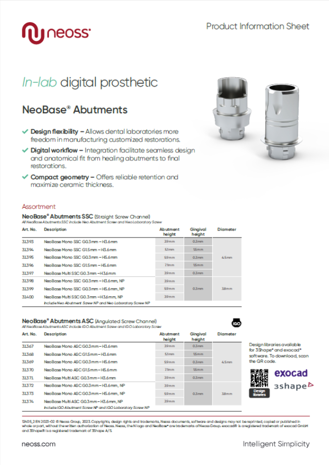 NeoBase Abutments