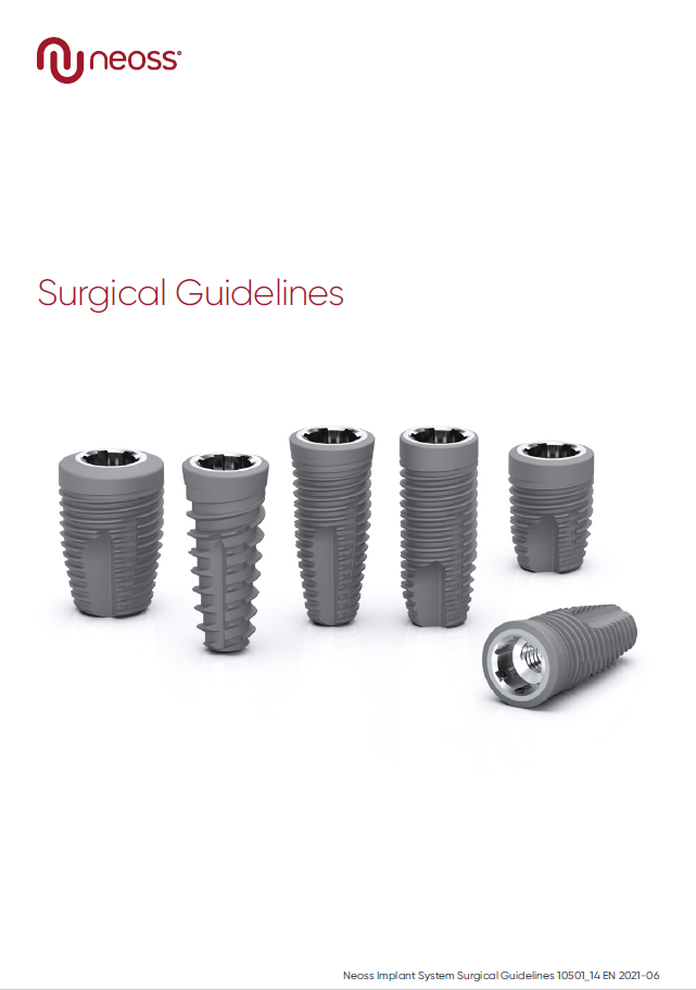 10501_18 Neoss System Guidelines EN_1. Surgical guideline